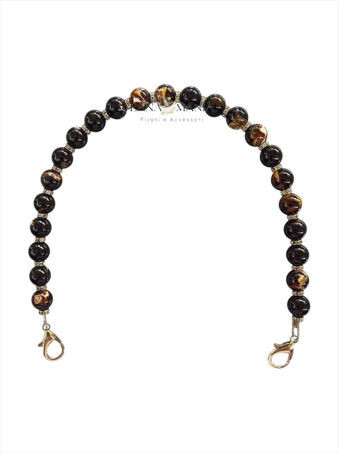 CATENA PER BORSA QUEEN MARRONE