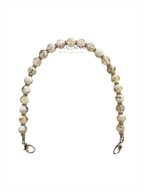 CATENA PER BORSA QUEEN AVORIO