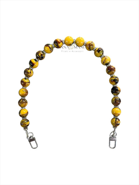 CATENA PER BORSA QUEEN GIALLA