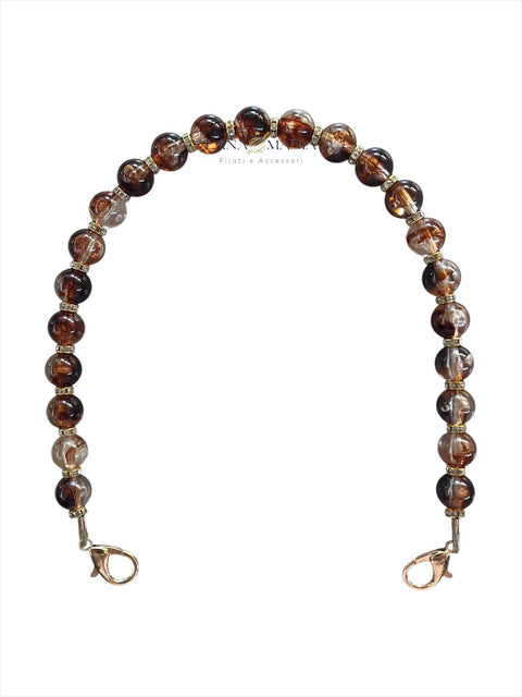 CATENA PER BORSA QUEEN MARRONCINO