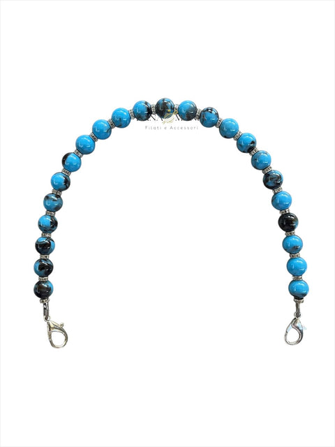 CATENA PER BORSA QUEEN CELESTE