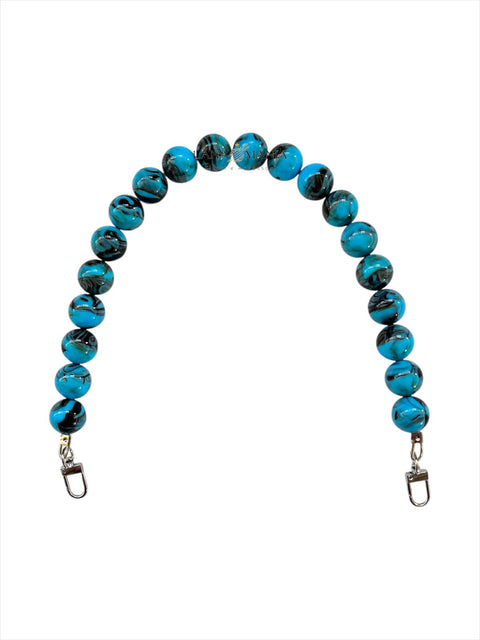 CATENA PER BORSA PEARL CELESTE