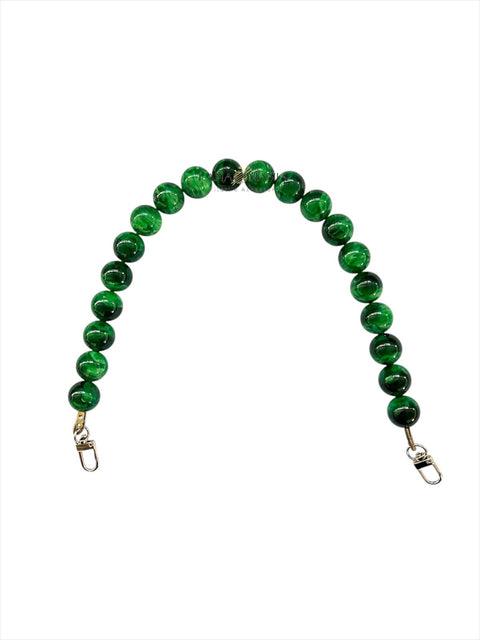 CATENA PER BORSA PEARL VERDE