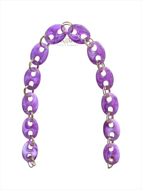 CATENA PER BORSA GLAM VIOLA