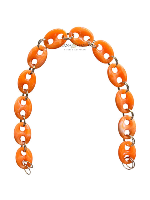 CATENA PER BORSA GLAM ARANCIONE
