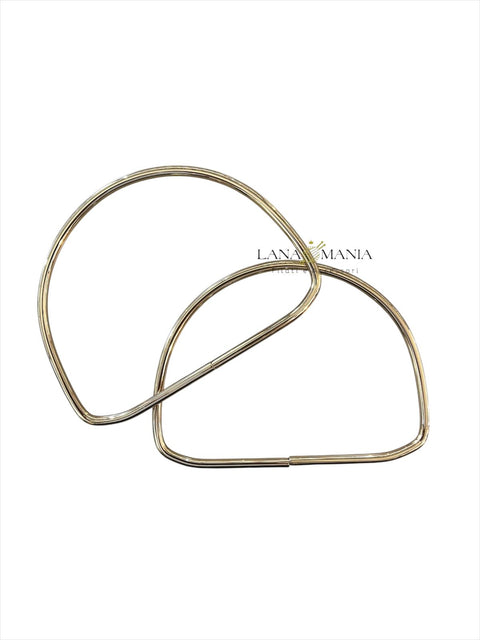 Coppia manici in metallo