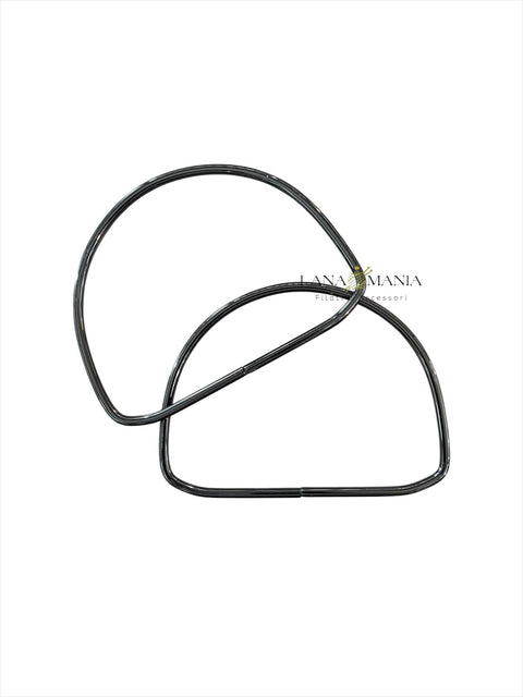 Coppia manici in metallo