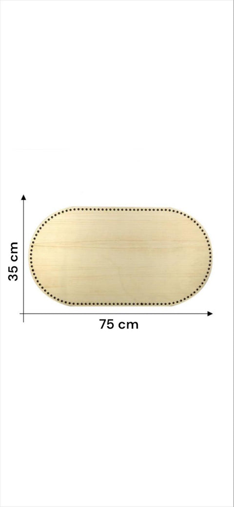 BASE PER CULLA IN LEGNO 75CMx35CM