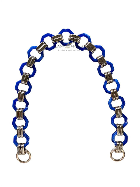 CATENA PER BORSA CHIC BLU