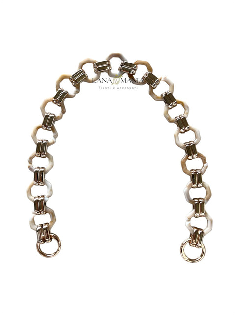 CATENA PER BORSA CHIC BEIGE