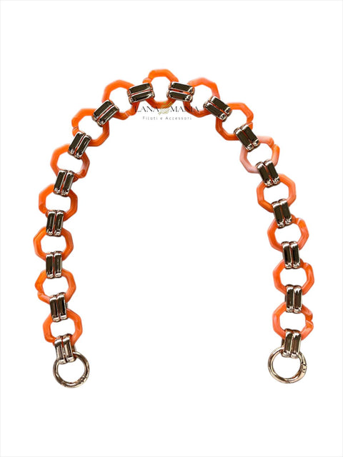 CATENA PER BORSA CHIC ARANCIONE