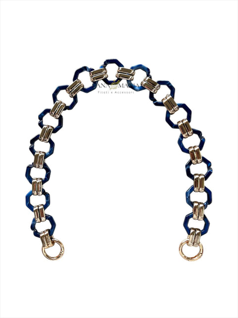 CATENA PER BORSA CHIC BLU SCURO