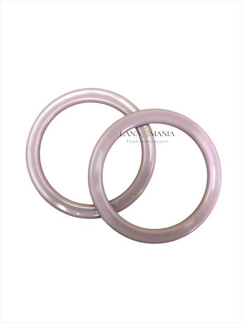 COPPIA DI MANICI IN PLASTICA MALVA