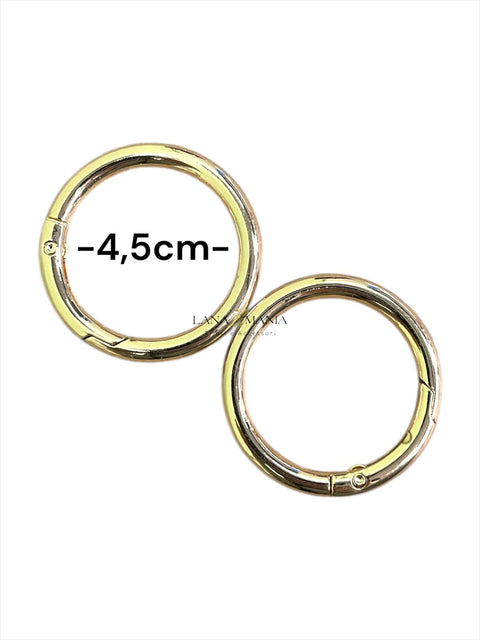 COPPIA CERCHI ORO 4,5CM