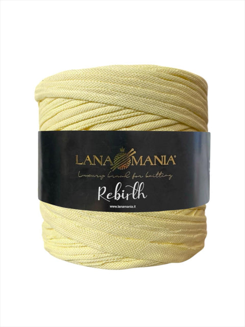 FETTUCCIA RICICLATA REBIRTH GIALLO CHIARO