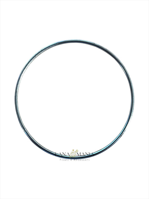 CERCHIO IN METALLO ARGENTO 25CM