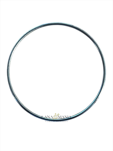 CERCHIO IN METALLO ARGENTO 30CM