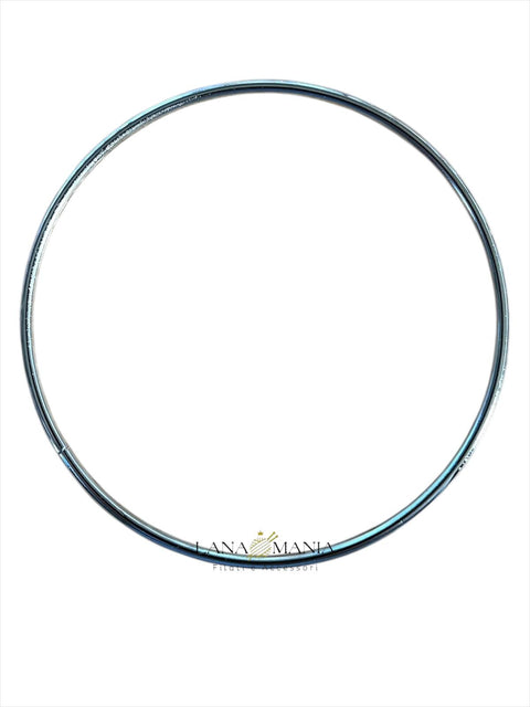 CERCHIO IN METALLO ARGENTO 35CM