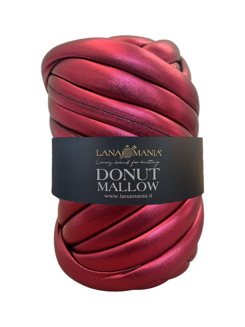 METALLIC DONUT MALLOW BORDEAUX