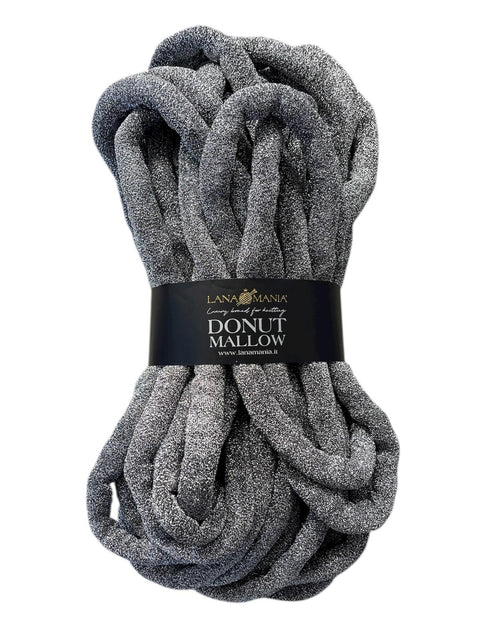 SHINE DONUT MALLOW ARGENTO - NERO