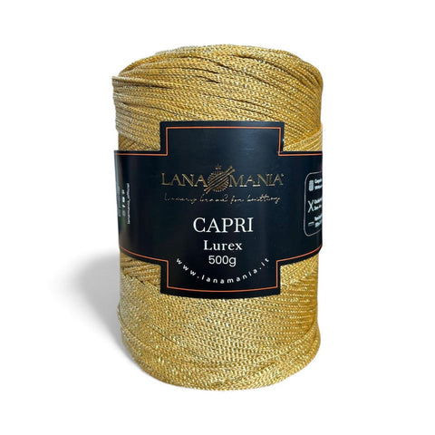 CORDINO CAPRI 500 LUREX 13 OCRA- ORO