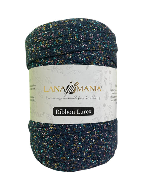 RIBBON LUREX 12 BLU MULTICOLOR