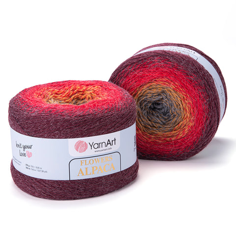 YarnArt Flowers Alpaca - 20% alpaca 80% acrilico