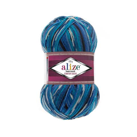 Alize Superwash Comfort Socks - misto lana