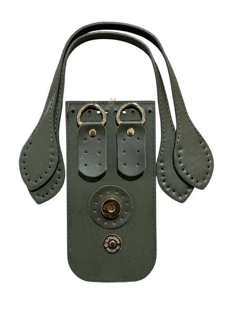 Kit per borsa: manici + patella + chiusura + laterali