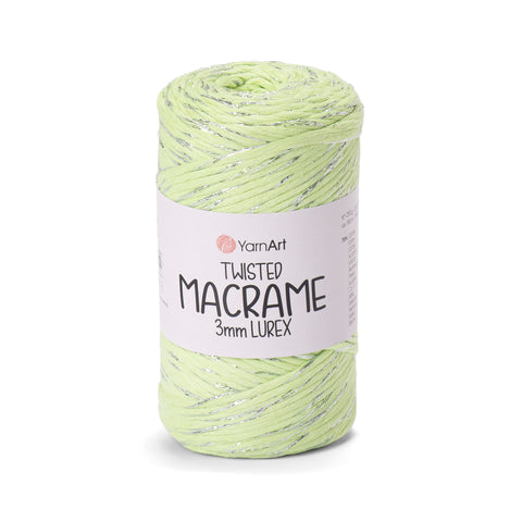 YarnArt Twisted Macrame 3mm Lurex - filato per borse