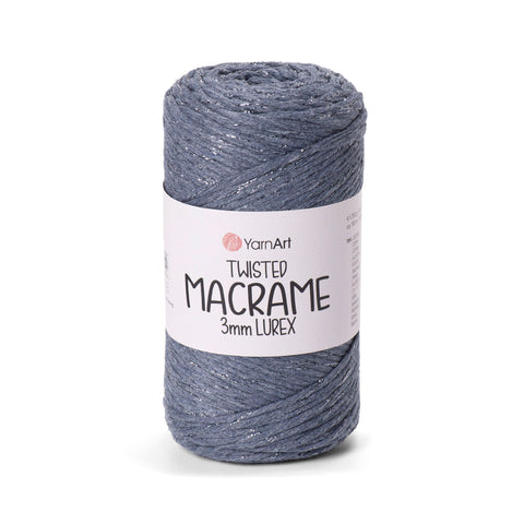 YarnArt Twisted Macrame 3mm Lurex - filato per borse