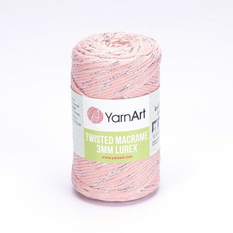 YarnArt Twisted Macrame 3mm Lurex - filato per borse