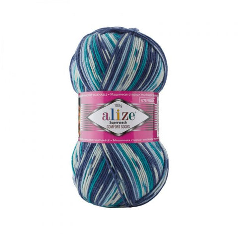 Alize Superwash Comfort Socks - misto lana