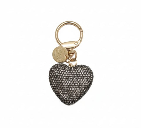 Charm per borse cuore strass