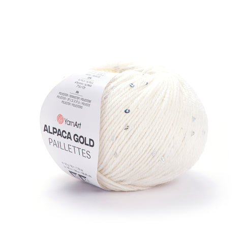 Yarnart Alpaca Gold Paillettes - alpaca