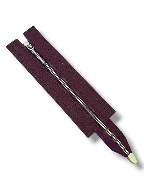 30cm Faux Leather Bag Zipper