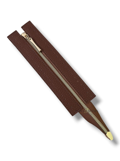 30cm Faux Leather Bag Zipper