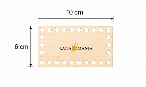 Fondo in legno rettangolare