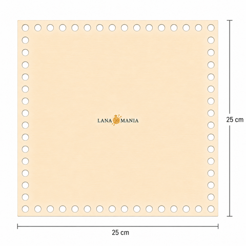 Fondo in legno quadrato