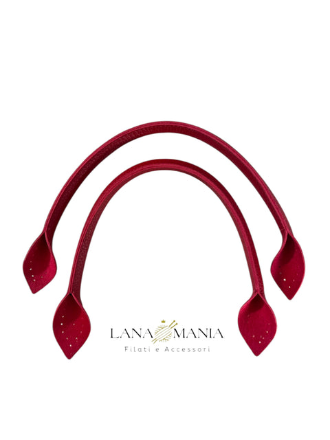 MANICI PER BORSA IN ECOPELLE 42CM