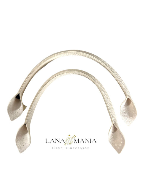 MANICI PER BORSA IN ECOPELLE 42CM