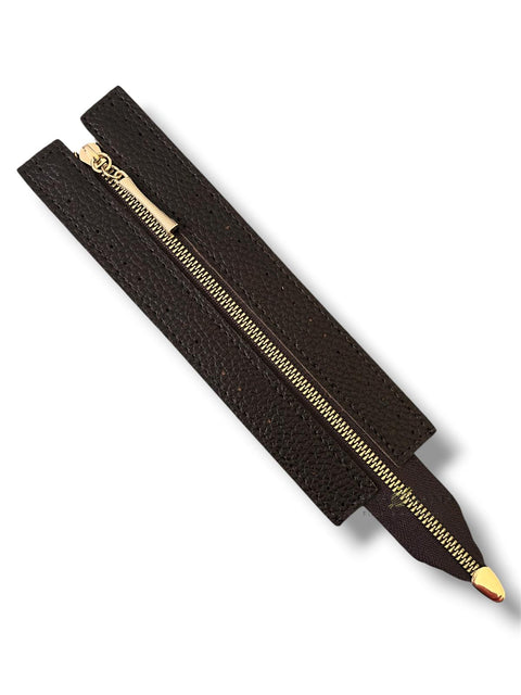 30cm Faux Leather Bag Zipper