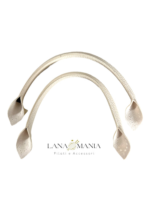 MANICI PER BORSA IN ECOPELLE 42CM