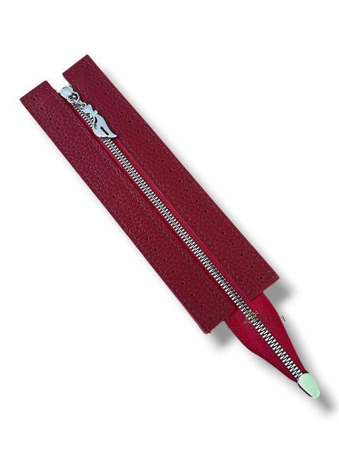 30cm Faux Leather Bag Zipper