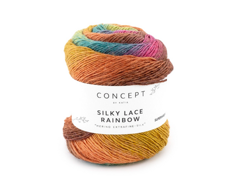 Katia Silky Lace Rainbow - misto lana