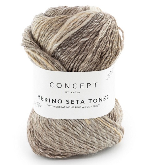 Katia Concept Merino Seta Tones - misto lana
