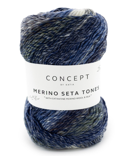 Katia Concept Merino Seta Tones - misto lana