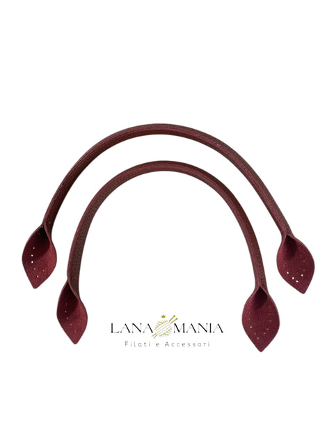 MANICI PER BORSA IN ECOPELLE 42CM