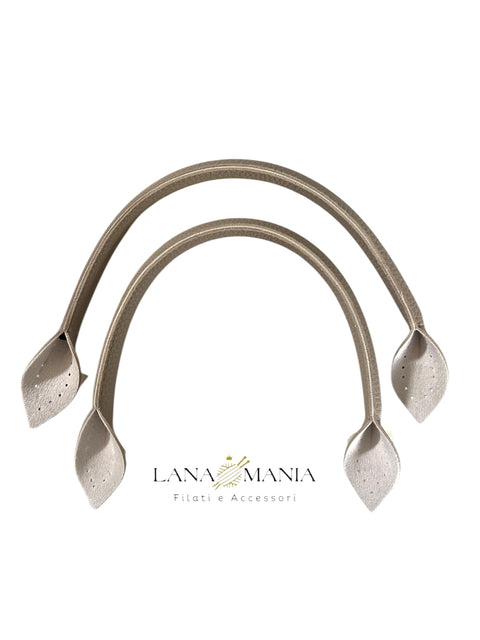 MANICI PER BORSA IN ECOPELLE 42CM