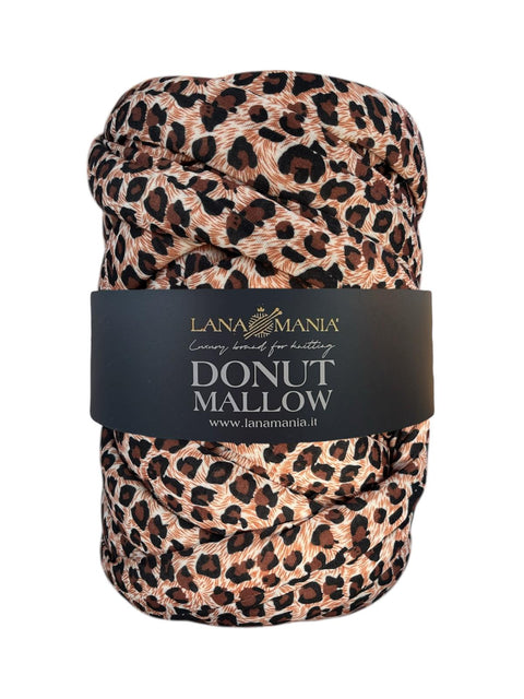 Leopard Donut Mallow - filato grosso leopardato